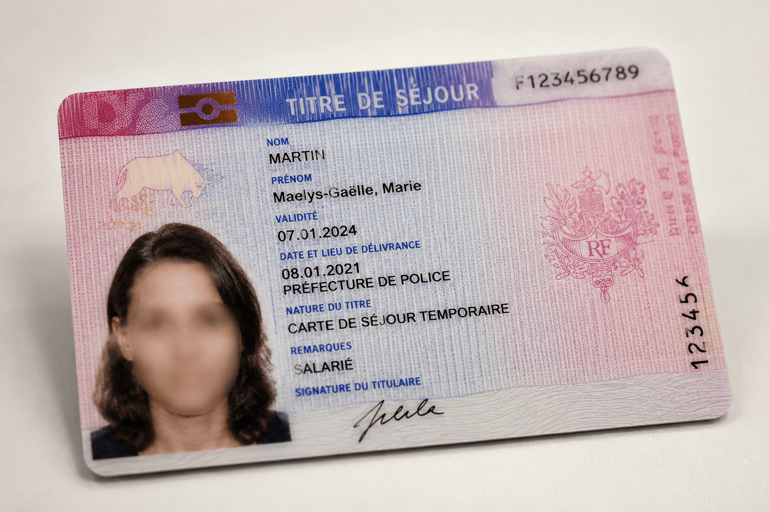 Titre de séjour